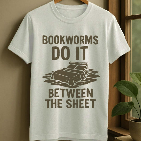 White / S Bookworms and sheets t-shirt