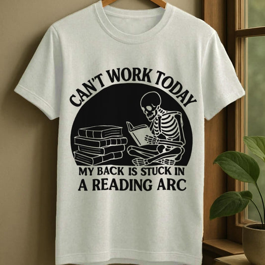 White / S Can't work t-shirt