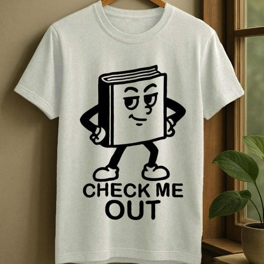 White / S Check me out t-shirt