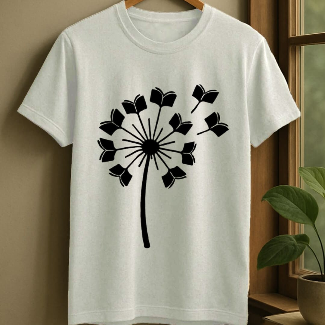 White / S Dandelion t-shirt
