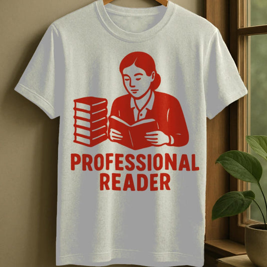 White / S Professional reader t-shirt