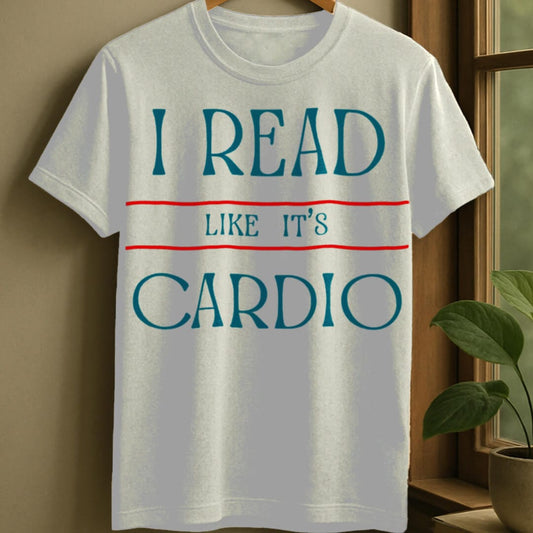 White / S Reading cardio t-shirt