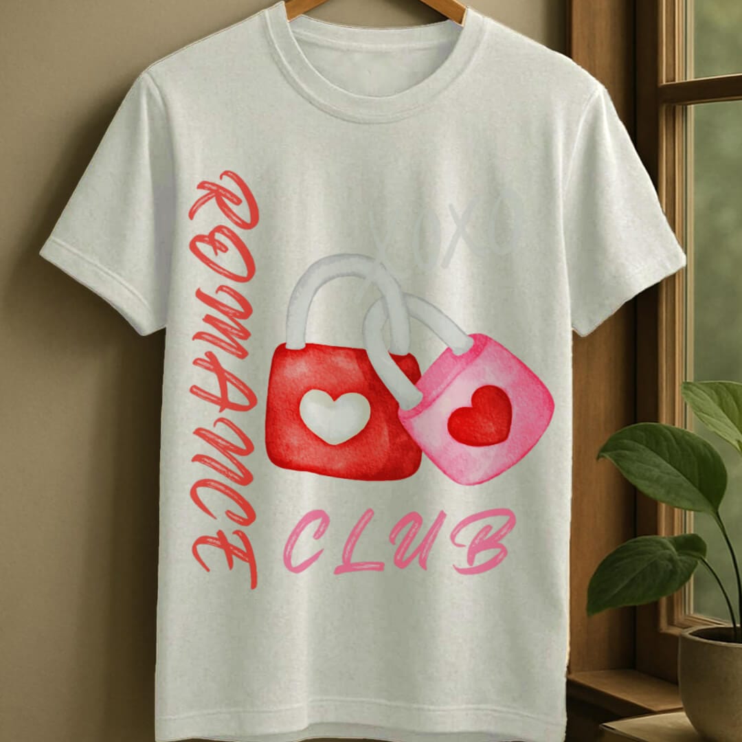 White / S Romance club t-shirt
