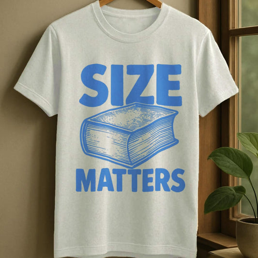 White / S Size matters t-shirt